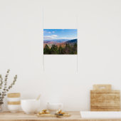atop mount mansfield over uitzicht poster (Keuken)