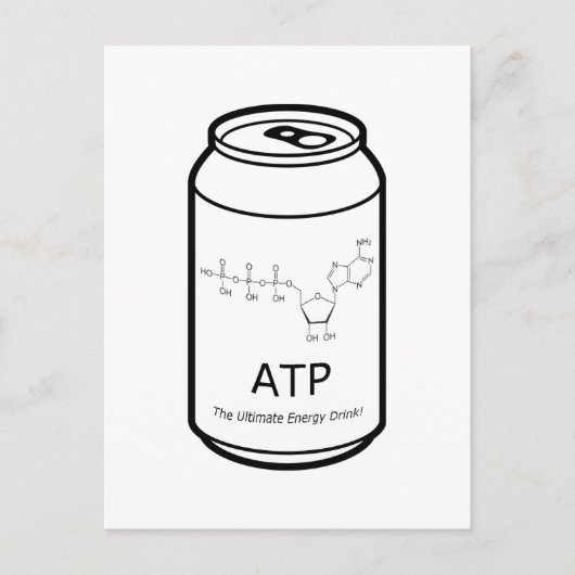 ATP Energy Drink Briefkaart (Voorkant)