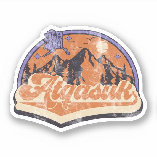 Atqasuk, Alaska Sticker (Voorkant)