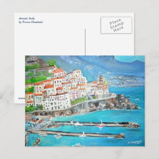 Atrani, Italië - Briefkaart (Voorkant / Achterkant)