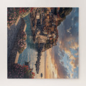 Atrani Sunset Haven - Amalfi Kust Italiaans Dorp Legpuzzel (Horizontaal)