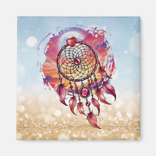 Atrapasueño al amanecer magneet (Voorkant)