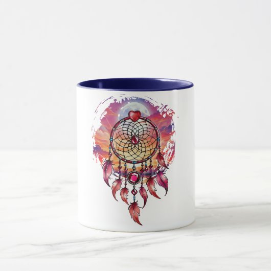 Atrapasueño al amanecer mok (Midden)