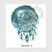 Atrapasueños bajo la Luna Llena  Sticker (Vel)