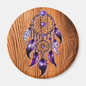 Atrapasueños corazón de Amatista Magneet (Voorkant)