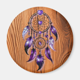 Atrapasueños corazón de Amatista Magneet