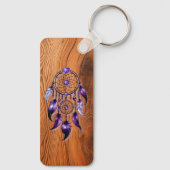 Atrapasueños corazón de Amatista Sleutelhanger (Achterkant)