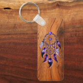 Atrapasueños corazón de Amatista Sleutelhanger (Voorkant)