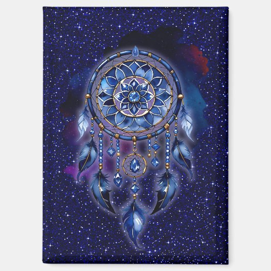 Atrapasueños en noche estrellada magneet (Voorkant)