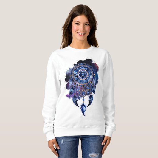 Atrapasueños en noche estrellada trui (Voorkant volledig)