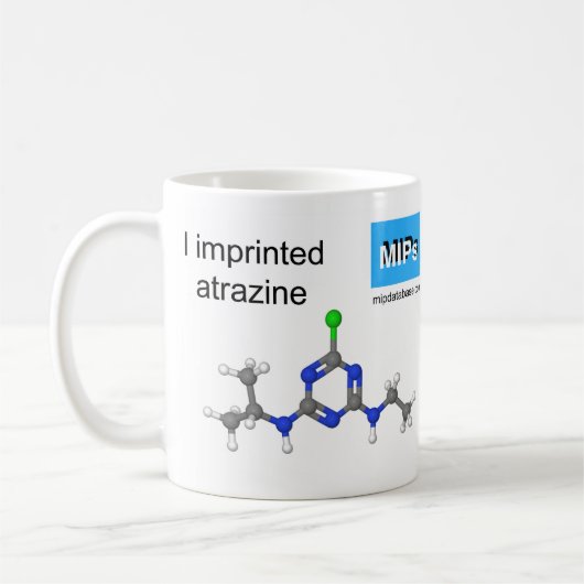 atrazine sjabloon mok ball and stick model (Links)