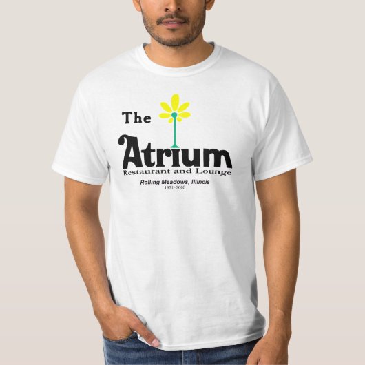 Atrium Restaurant, Rolling Meadows, IL T-shirt (Voorkant)