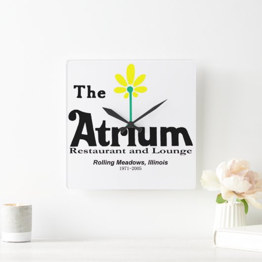Atrium Restaurant, Rolling Meadows, IL Vierkante Klok (Huis)