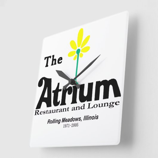 Atrium Restaurant, Rolling Meadows, IL Vierkante Klok (Hoek)
