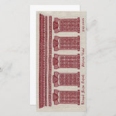 Atrium-Uitzicht, Edmund Burke-schoolkaart Aankondiging (Voorkant / Achterkant)