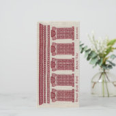 Atrium-Uitzicht, Edmund Burke-schoolkaart Aankondiging (Staand voorkant)