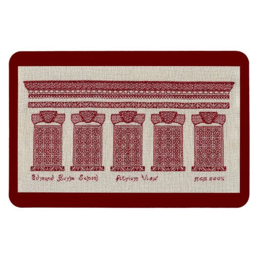 Atrium Uitzicht magneet (Horizontaal)