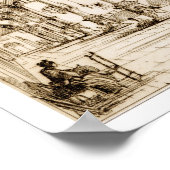 Atrium van een paleis, in genen, uit 'Kunst en sto Poster (Hoek)