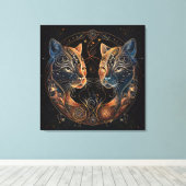 Atrologische bloedingen canvas afdruk (Insitu (Houten vloer))