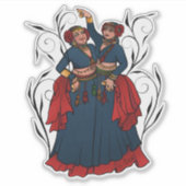 ATS Tribal Belly Dancers Sticker (Voorkant)