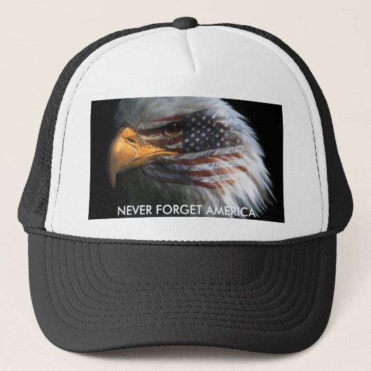 ATT987427, NOOIT VERGETEN AMERIKA TRUCKER PET (Voorkant)