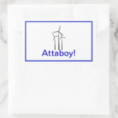 Atta Boy Wind Turbine Rechthoekige Sticker (Tas)