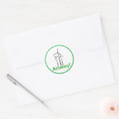 Atta Boy Wind Turbine Ronde Sticker (Envelop)