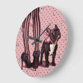 Attachée à mon Bouledogue Français Grote Klok (Hoek)