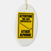 Attack Alphorn Keramisch Ornament (Rechts)