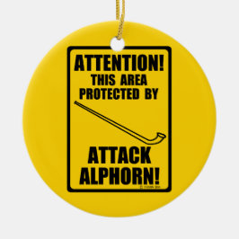 Attack Alphorn Keramisch Ornament
