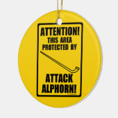 Attack Alphorn Keramisch Ornament (Links)