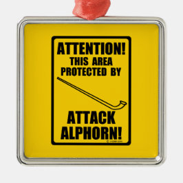 Attack Alphorn Metalen Ornament
