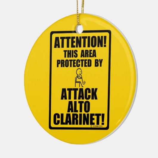 Attack Alto Clarinet Keramisch Ornament (Links)