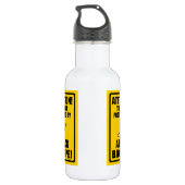 Attack Bagpipe Waterfles (Achterkant)