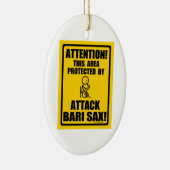 Attack Bari Sax Keramisch Ornament (Rechts)