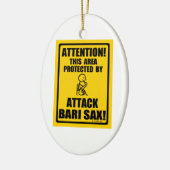 Attack Bari Sax Keramisch Ornament (Links)