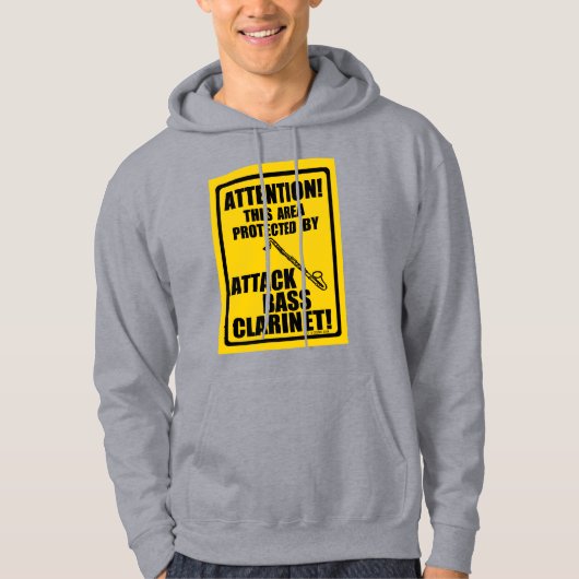 Attack Bass Clarinet Hoodie (Voorkant)