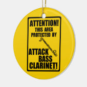 Attack Bass Clarinet Keramisch Ornament (Links)