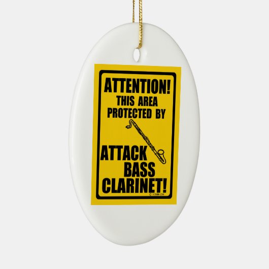 Attack Bass Clarinet Keramisch Ornament (Rechts)