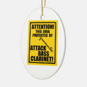 Attack Bass Clarinet Keramisch Ornament (Links)