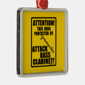 Attack Bass Clarinet Metalen Ornament (Rechts)