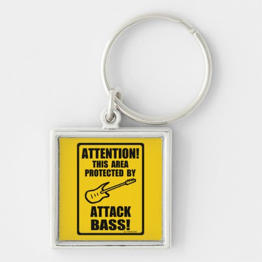 Attack Bass Sleutelhanger (Voorkant)