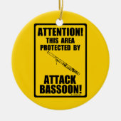 Attack Bassoon Keramisch Ornament (Voorkant)