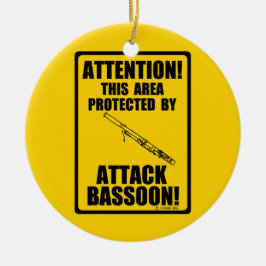 Attack Bassoon Keramisch Ornament