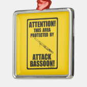 Attack Bassoon Metalen Ornament (Links)