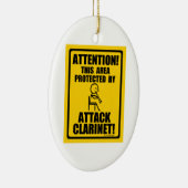 Attack Clarinet Keramisch Ornament (Rechts)