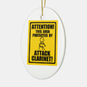 Attack Clarinet Keramisch Ornament (Links)