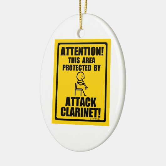 Attack Clarinet Keramisch Ornament (Links)