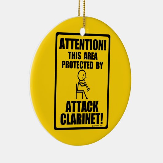 Attack Clarinet Keramisch Ornament (Rechts)