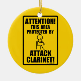 Attack Clarinet Keramisch Ornament